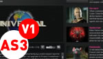 Flash Video FLV Player AS3 HTML XML