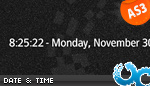 Simple Date and Time Display 01 AS3
