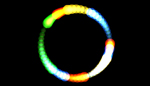 Circular Particles Flash Animation
