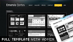 Ultimate Portfolio Template with Admin and 2 Skins